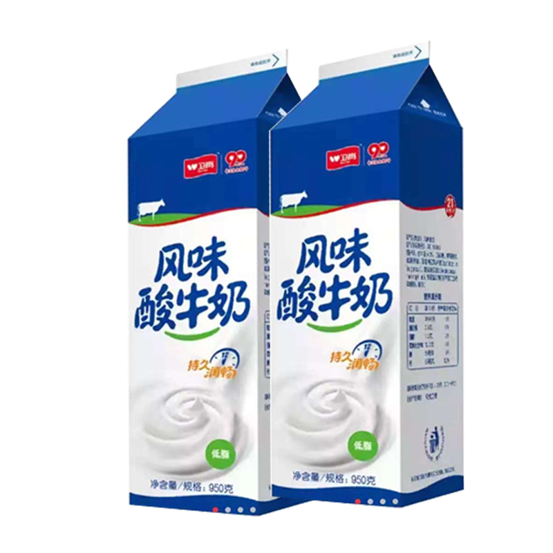 卫岗屋顶低脂酸牛奶950g