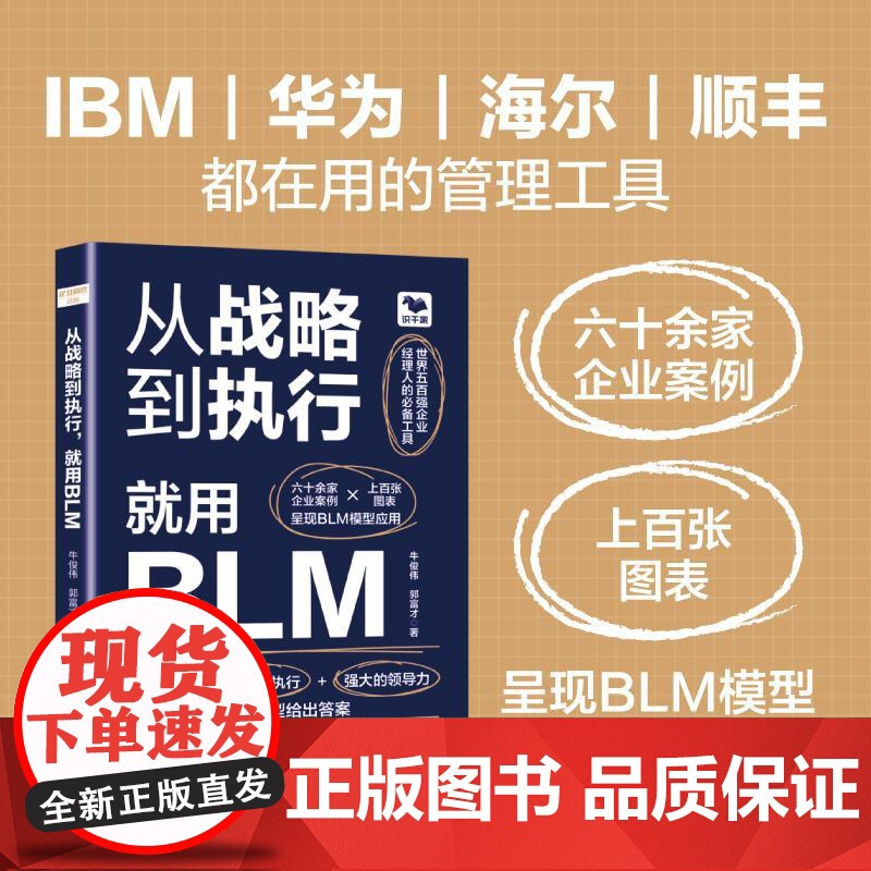 从战略到执行 就用BLM 牛俊伟 郭富才 BLM业务领先模型 BLM的核心框架 BLM模型模块核心内容管理思想应用场景工高清大图