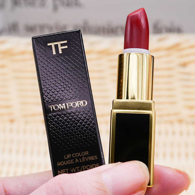 Tom Ford汤姆福特 TF口红 烈焰幻魅唇膏16 1g小样经典黑管番茄红高清大图