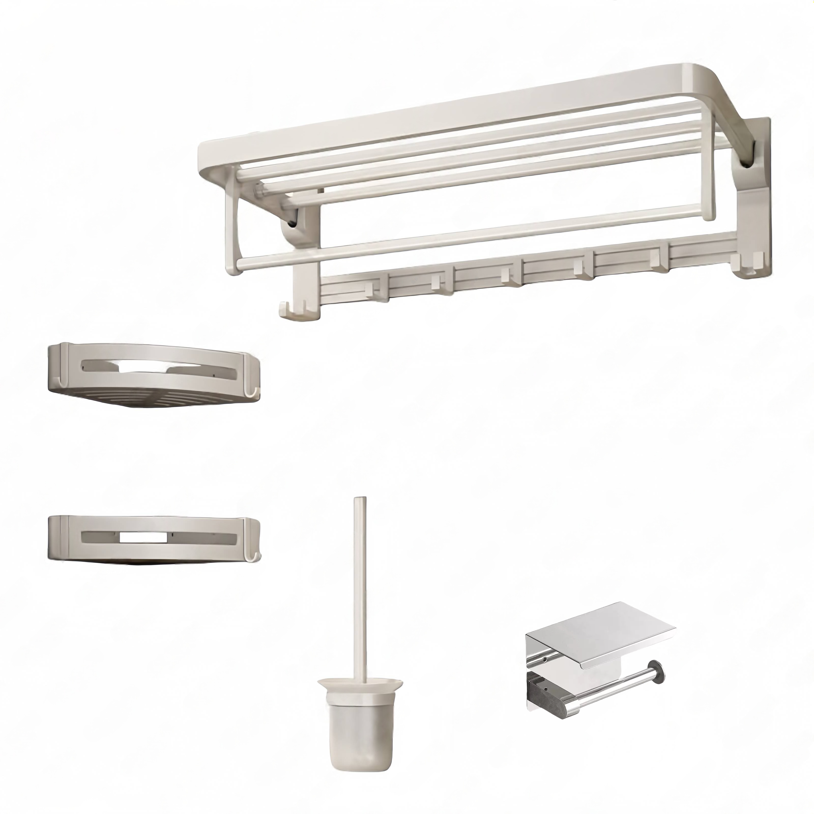 锁匠 毛巾架组合50cm套高清大图