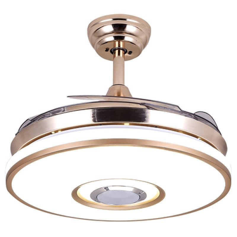 蓝牙风扇灯吊扇灯超薄带灯一体纳丽雅客餐厅家用音响箱乐电风扇吊灯