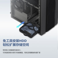 联想(Lenovo)GeekPro 2024英特尔14代酷睿设计师游戏台式电脑主机 I5-14400F 16G 512SSD RX6600LE 8G独显 高频内存高效散热