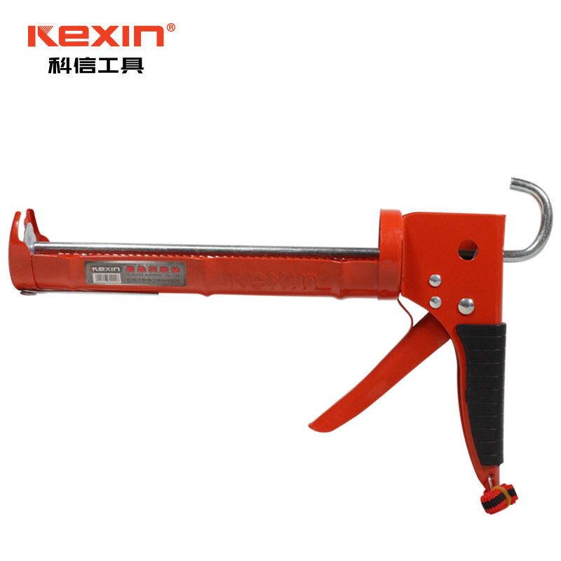 科信(kexin) 固定式压胶枪 半圆式硅胶枪玻璃胶枪打胶枪 9“ 225m KX4804 1把 (5把起售)