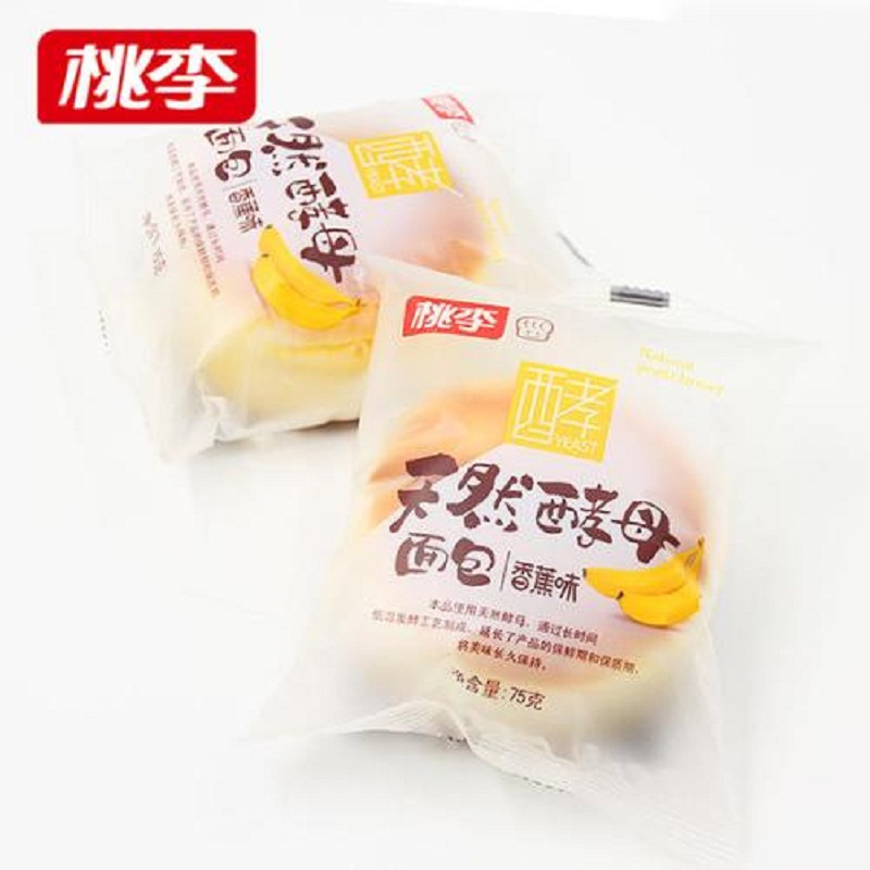 桃李天然酵母面包(香蕉味味)75g