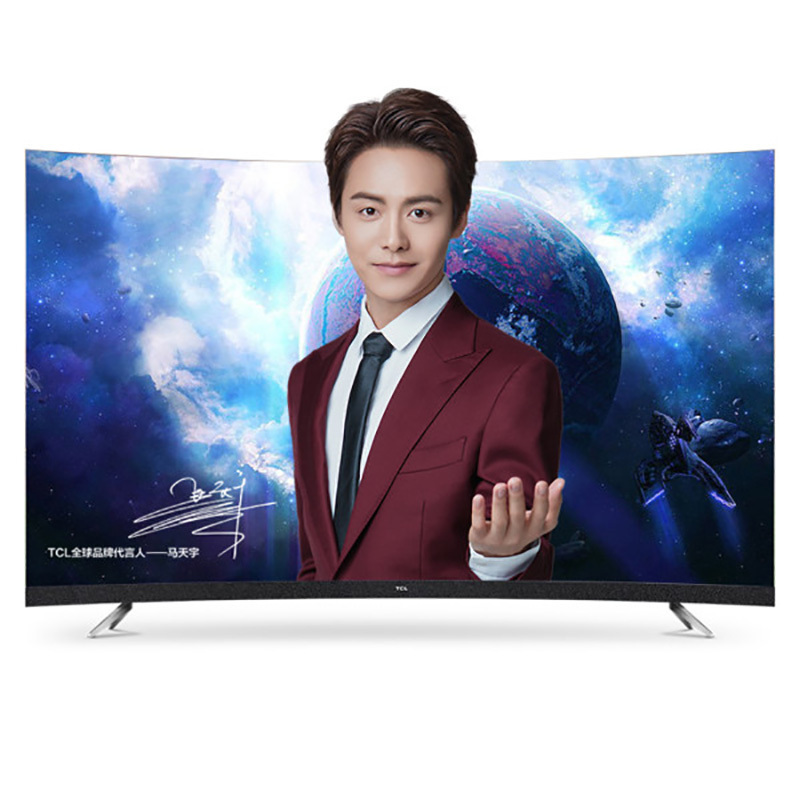 TCL 官方旗舰 55T3 55英寸智能 电视 超薄曲面全面屏 人工智能语音 家用 彩电 55吋 液晶 平板电视机