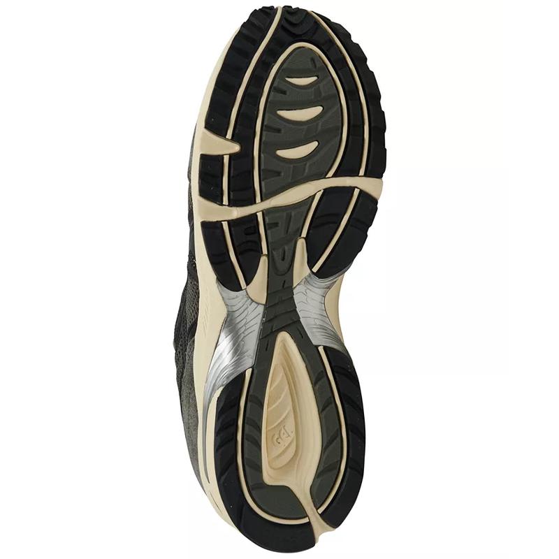 亚瑟士(ASICS)复古潮流跑鞋男鞋运动休闲鞋网布拼接真皮防滑耐磨高清大图