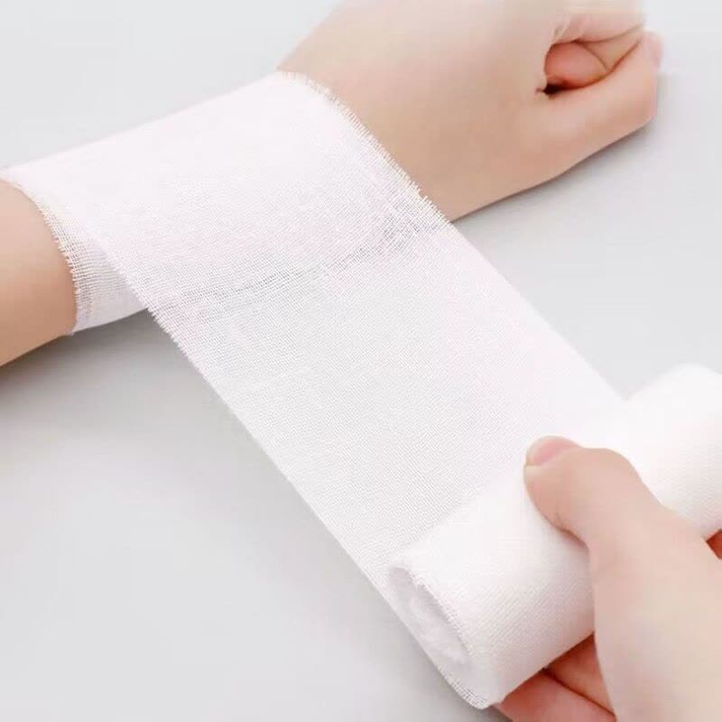 海氏海诺 1卷装6cm*6m一次性纱布绷带伤口包扎固定透气网纱布卷棉质纱布绑带图片