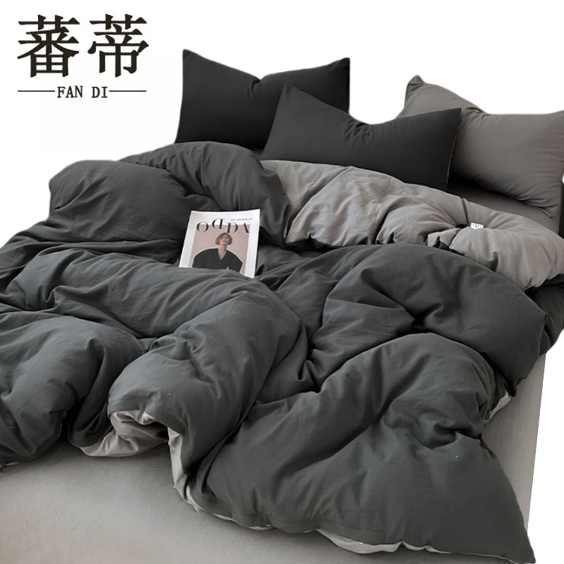 蕃蒂床笠三件套120*200CM床高清大图