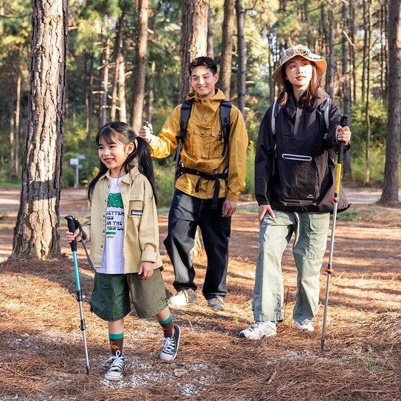 Naturehike晴雪Base-三节铝合金伸缩登山杖CNK2550DS010军绿55-120cm高清大图