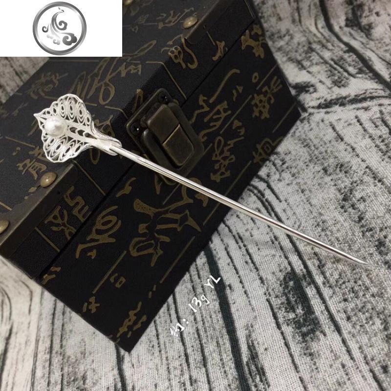 990足银发簪纯银簪子头饰发饰银饰品流苏盘发民族风复古典多款jimi