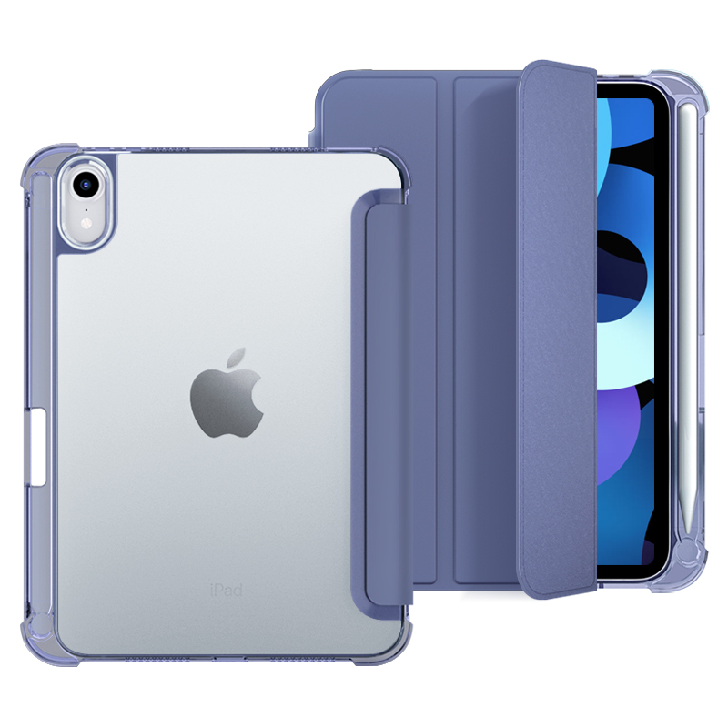 zoyu Air5保护套iPad平板保护壳带笔槽防弯硬壳10.9英寸硅胶软边硬底air4气囊右侧笔槽防摔吸笔充电皮套