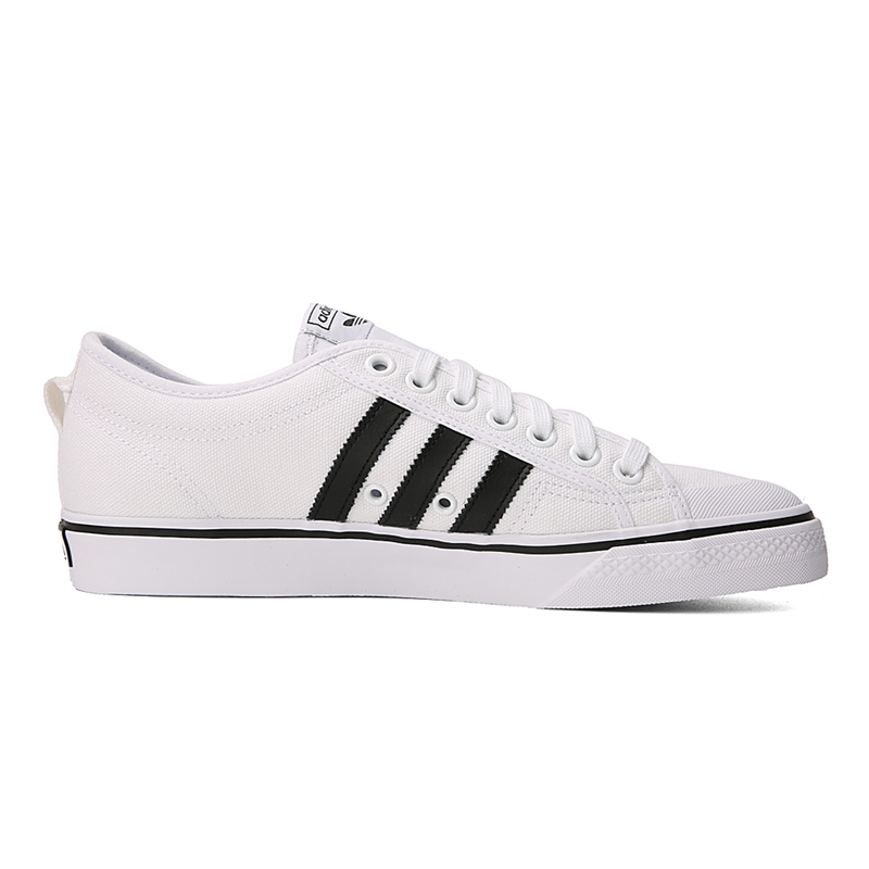 Adidas/阿迪达斯三叶草 男鞋女鞋21新款舒适耐磨低帮情侣帆布鞋休闲鞋 CQ2333高清大图