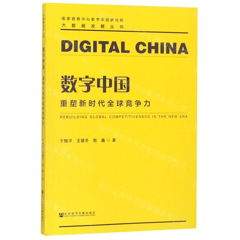 [N]数字中国(重塑新时代全球竞争力)/大数据发展丛书-9787520146951高清大图