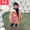 可莉允欧洲站女童时尚外套2022秋冬新款儿童派克服棉衣洋气宝宝加绒棉袄棉服