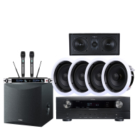 惠威 VX6-C/VX6-W/VX8-C/VX8-W/VX5-LCR嵌入吸顶式环绕5.1全景声音响家庭影院 卡拉Ok套装
