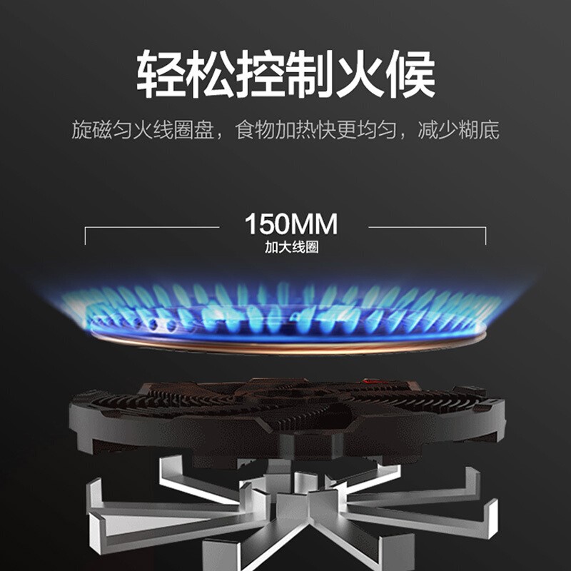 美的(Midea) 电磁炉套装家用触控按键恒匀火加热连续小火2100W大功率8档火力4D防水电磁灶RT22E01高清大图