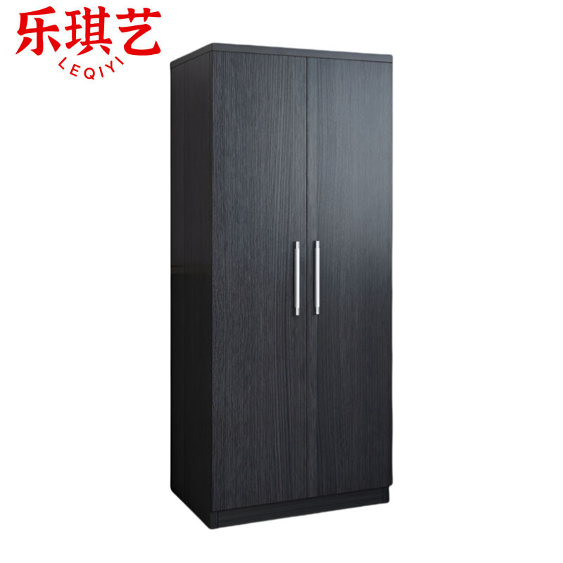 乐琪艺 木质衣柜 黑胡桃色 80*40*180cm 台高清大图