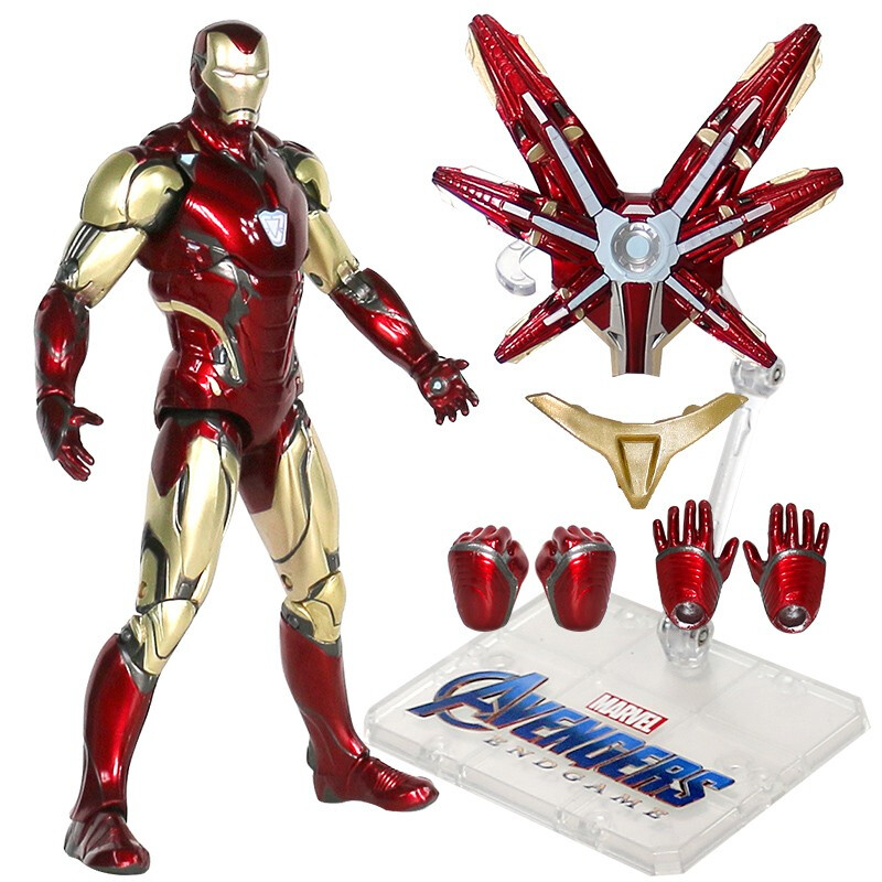 中动正版漫威手办钢铁侠mk85模型复仇者联盟4公仔玩具套装玩偶 [复联4