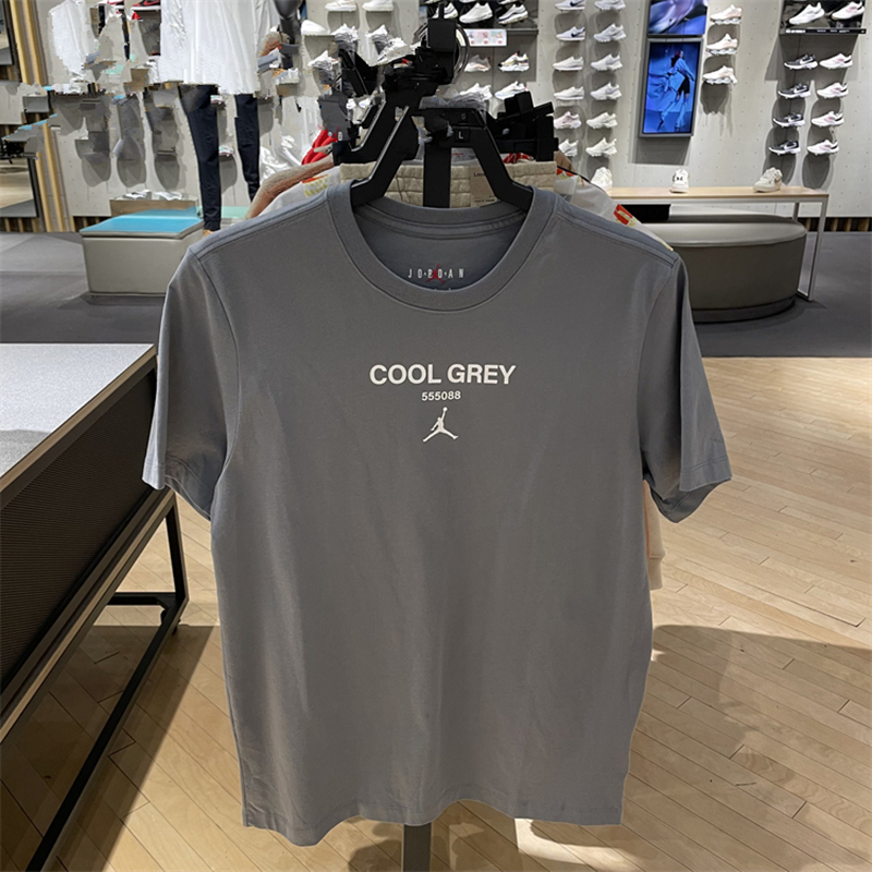 NIKE耐克短袖T恤JORDAN运动休闲针织圆领男装FN3716-065 D