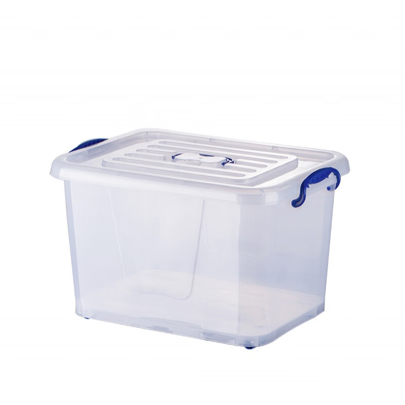 久丰100 55L 塑料带盖收纳箱 [单位:个]高清大图