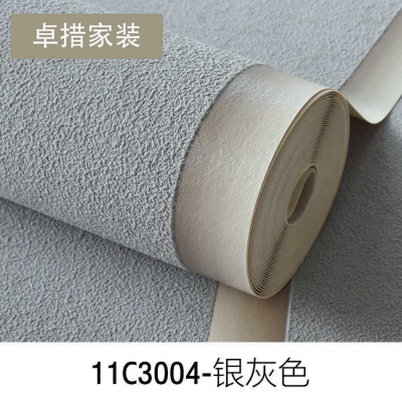 现代简约客厅电视背景墙壁纸 3d加厚鹿皮绒宽条纹无纺布墙纸 卧室壹德壹
