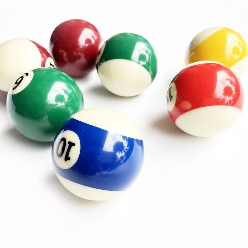 72cm黑八散球配子十六彩配球台球子单个桌球k5