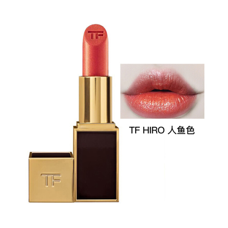 汤姆福特(Tom Ford)烈焰幻魅唇膏人鱼色 3g 88#Hlro 限量版 TF黑金黑管口红 滋润 保湿