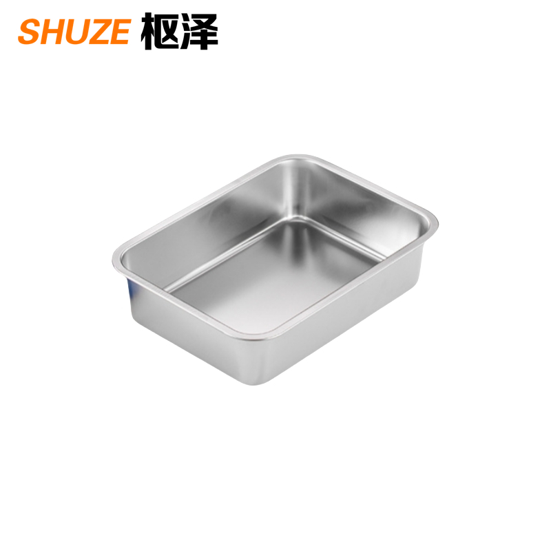 枢泽 不锈钢方盆 40*30*10CM 个高清大图