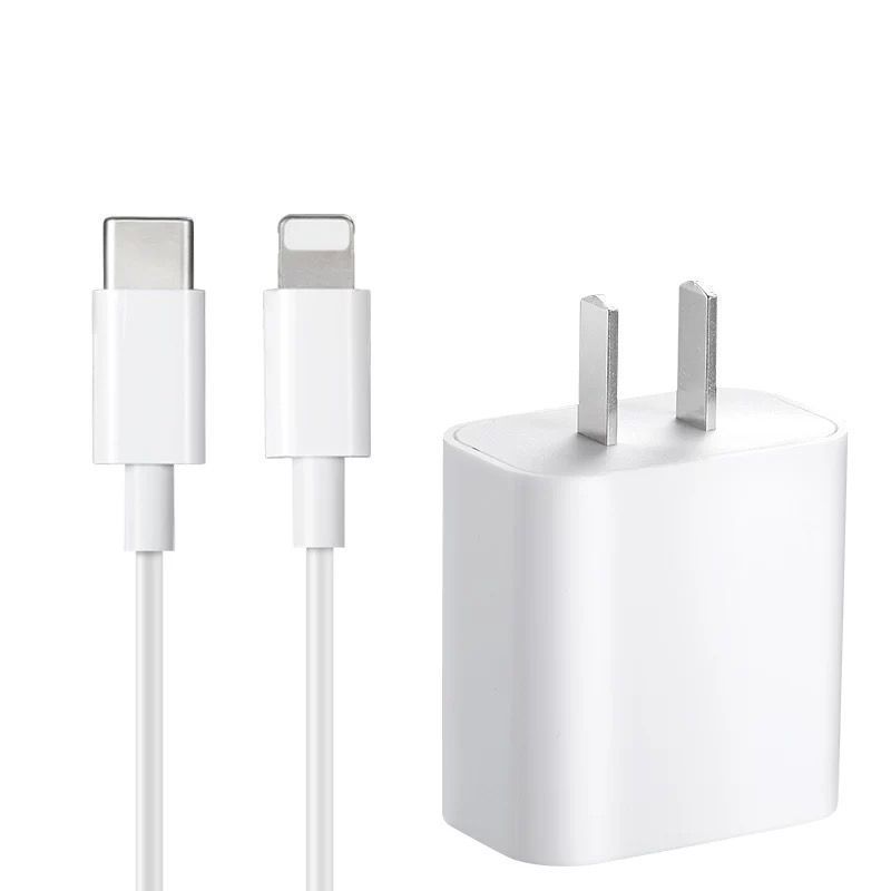 适用苹果pd快充18w充电器iphone11/8/8p/x/xr/手机快充数据线套装|[苹果18W快充头]原封