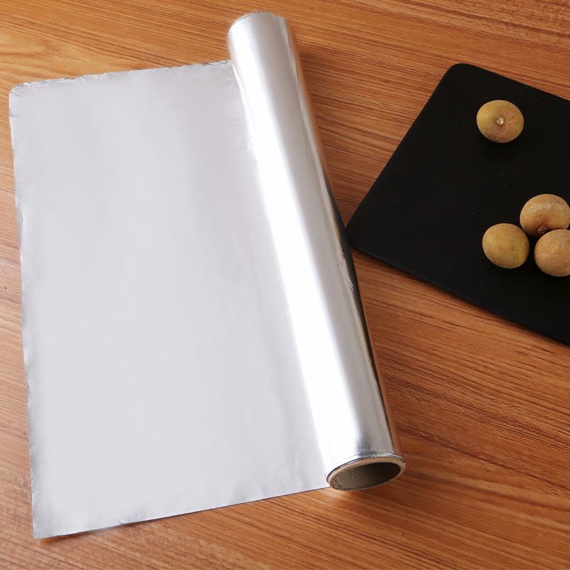 洁成经济装烧烤用具铁板烧铝箔/锡纸 烧烤箱用30cm*10m图片