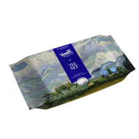 得宝(Tempo) 洁面棉柔巾 便携装1层*20抽 大都会艺术博物馆联合系列《麦田与丝柏树》洁面洗脸巾