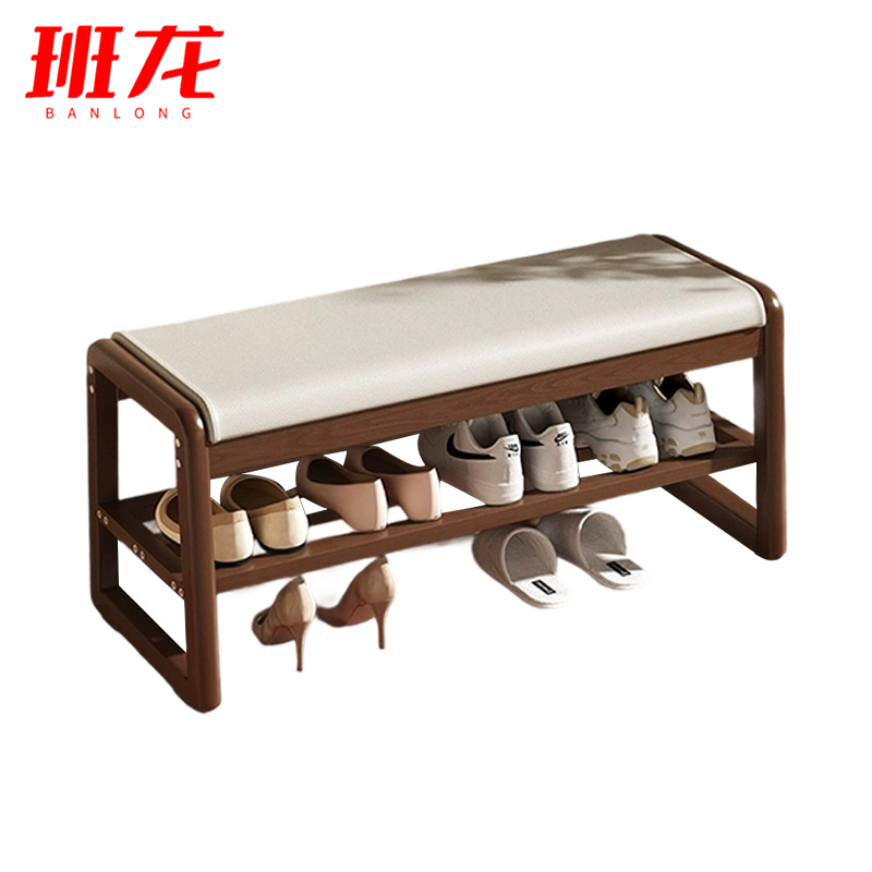班龙鞋架换鞋凳100*34*42cm个高清大图