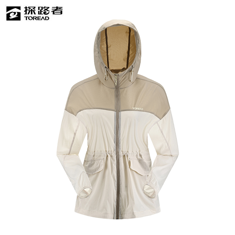 探路者 女式连帽皮肤衣 TAZZAM82214/件高清大图