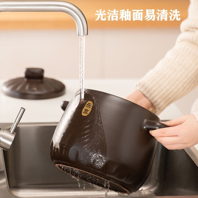 苏泊尔(SUPOR)砂锅 TB35A1 大容量砂锅大号陶瓷煲汤锅炖锅新陶养生煲耐高温不开裂石锅 3.5L深汤煲 新款高清大图
