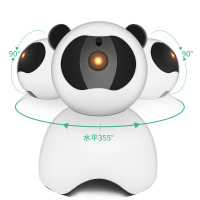 柯迪仕KEDISHI智能网络摄像机360度旋转录像机 WIFI无线插卡式远程监控摄像头家用高清夜视监控器双向语音对讲