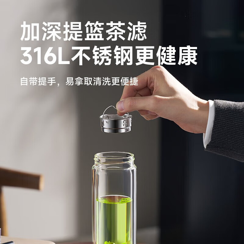 苏宁 苏泊尔 玻璃杯320ml KCG32BR10高清大图