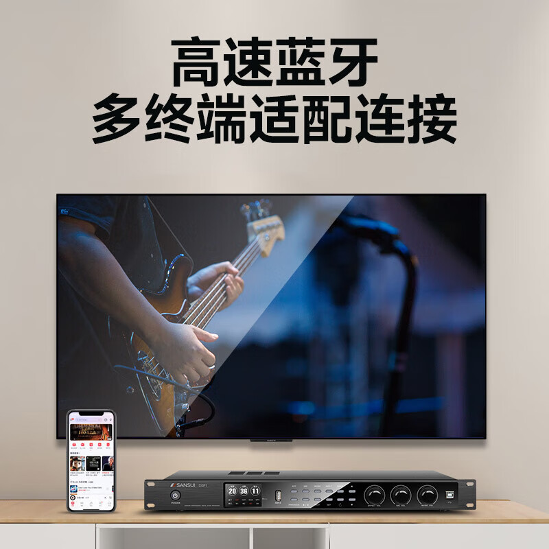 VLVSS X 数字前级 DSP1 卡拉OK前级效果器