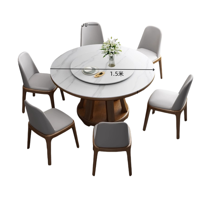 鑫龙都餐桌椅1.5米套高清大图