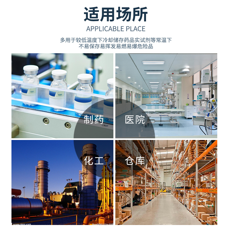 英鹏(GYPEX)对开门防爆冰箱BL-200SM500L医药、科研防爆冰箱500升化学品防爆冰箱厂家直销