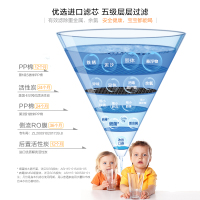 A.O.史密斯家族年轻时尚品牌-佳尼特 400加仑 家用净水器 专利反渗透直饮净水机CR400-C-C-6