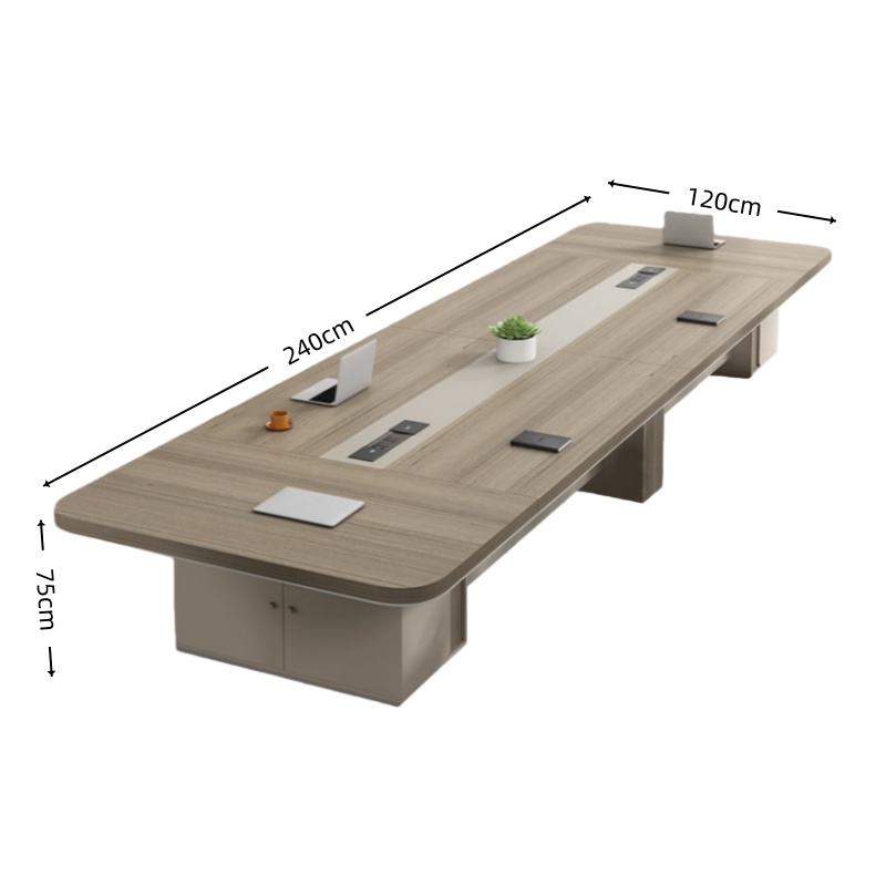 芙首泰会议桌2.4*1.2*0.75m张高清大图