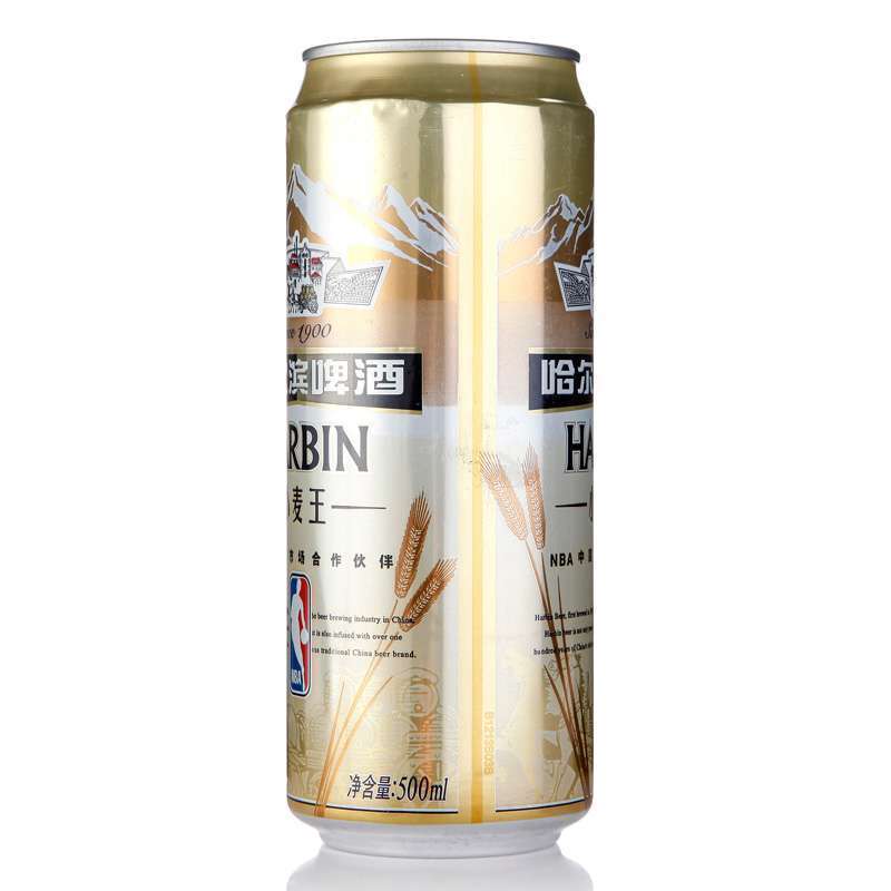 哈尔滨小麦王500ml单听装