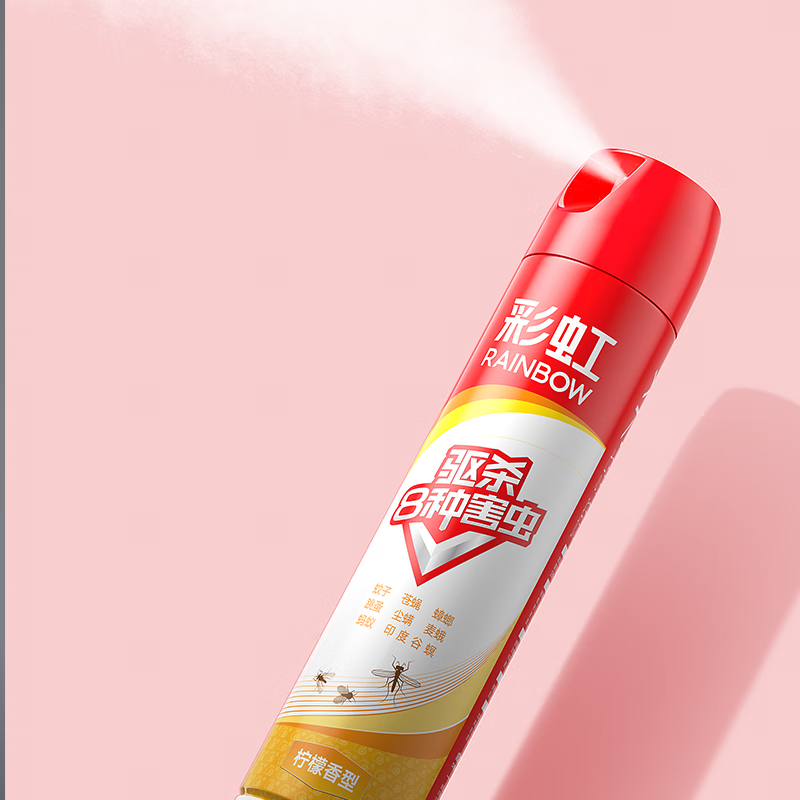 彩虹杀虫气雾剂500ml柠檬香5250-2高清大图