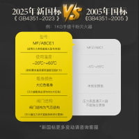 唐安25年新国标MF/ABCE1 手提式干粉灭火器 1公斤 单位:个