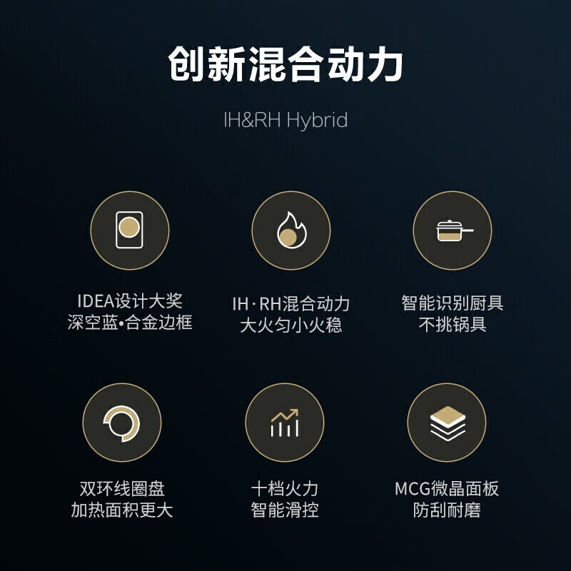 美的(Midea) C22-DH2210 电磁炉 (计价单位:台) 爵士蓝高清大图