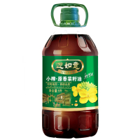 【满55减10】迎如意 小榨原香菜籽油5L食用油