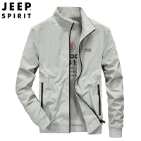 JEEP SPIRIT吉普男士夹克立领速干防风外套春秋新款上衣青年潮款商务休闲茄克衫