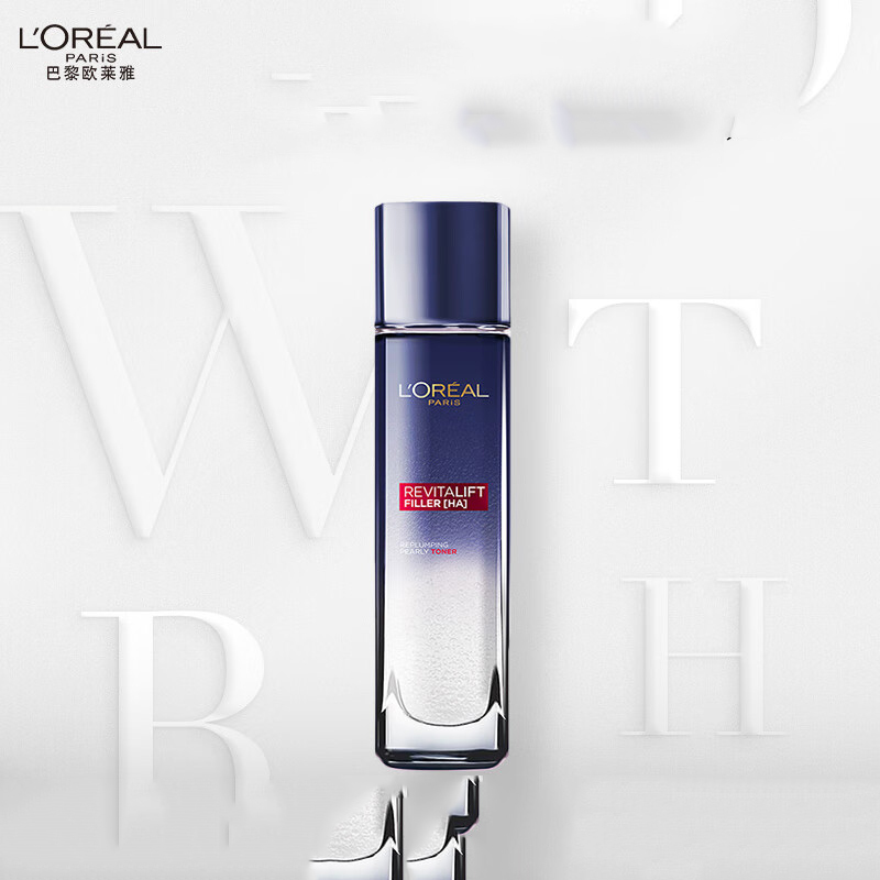 欧莱雅(LOREAL)复颜玻尿酸水光充盈导入晶露130ml爽肤水化妆水保湿水精华水保湿淡纹生日礼物送女友