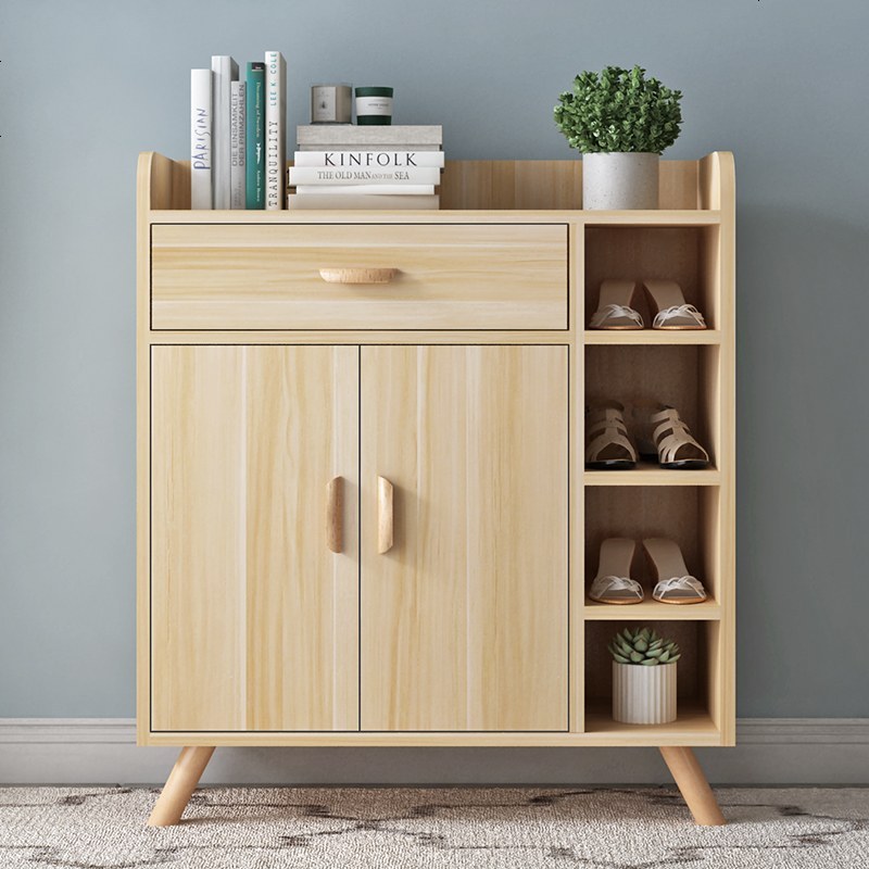 北欧鞋柜简约现代厅柜鞋柜玄关实木腿客厅阳台储物柜简易