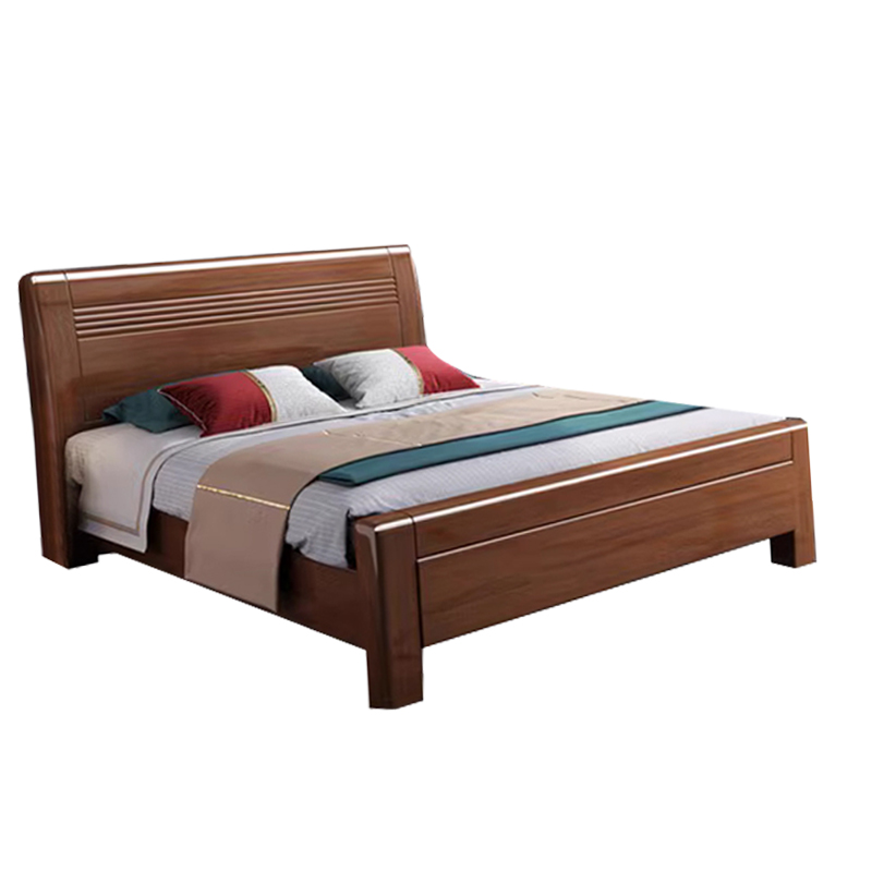 翼澜 实木床 单层 张高清大图